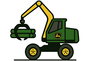 Log Loaders, Road Builders, Processors, Forestry Excavators