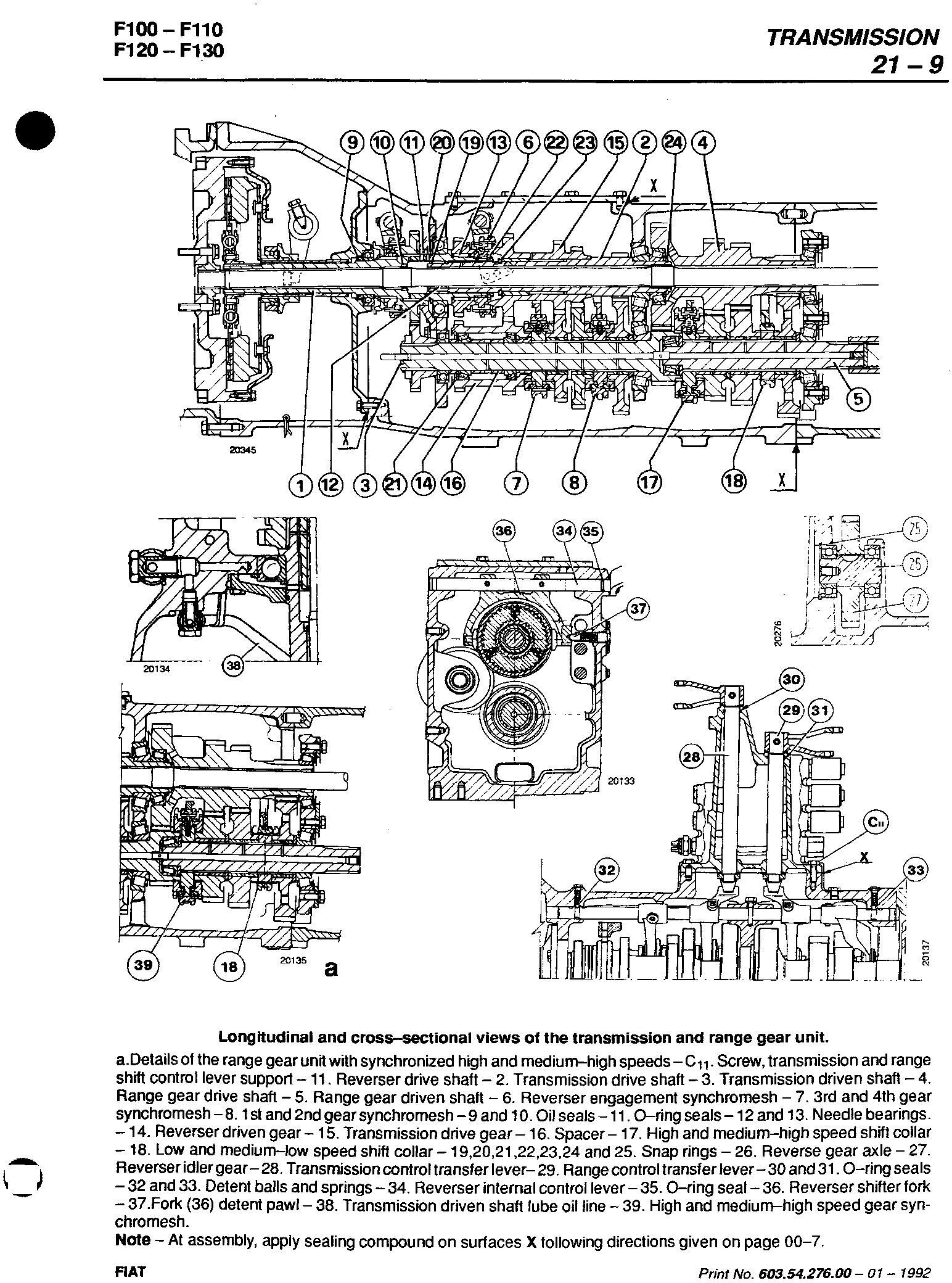 Fiat F100, F110, F120, F130 Winner F Series Tractor Service Manual (6035427600) - 2