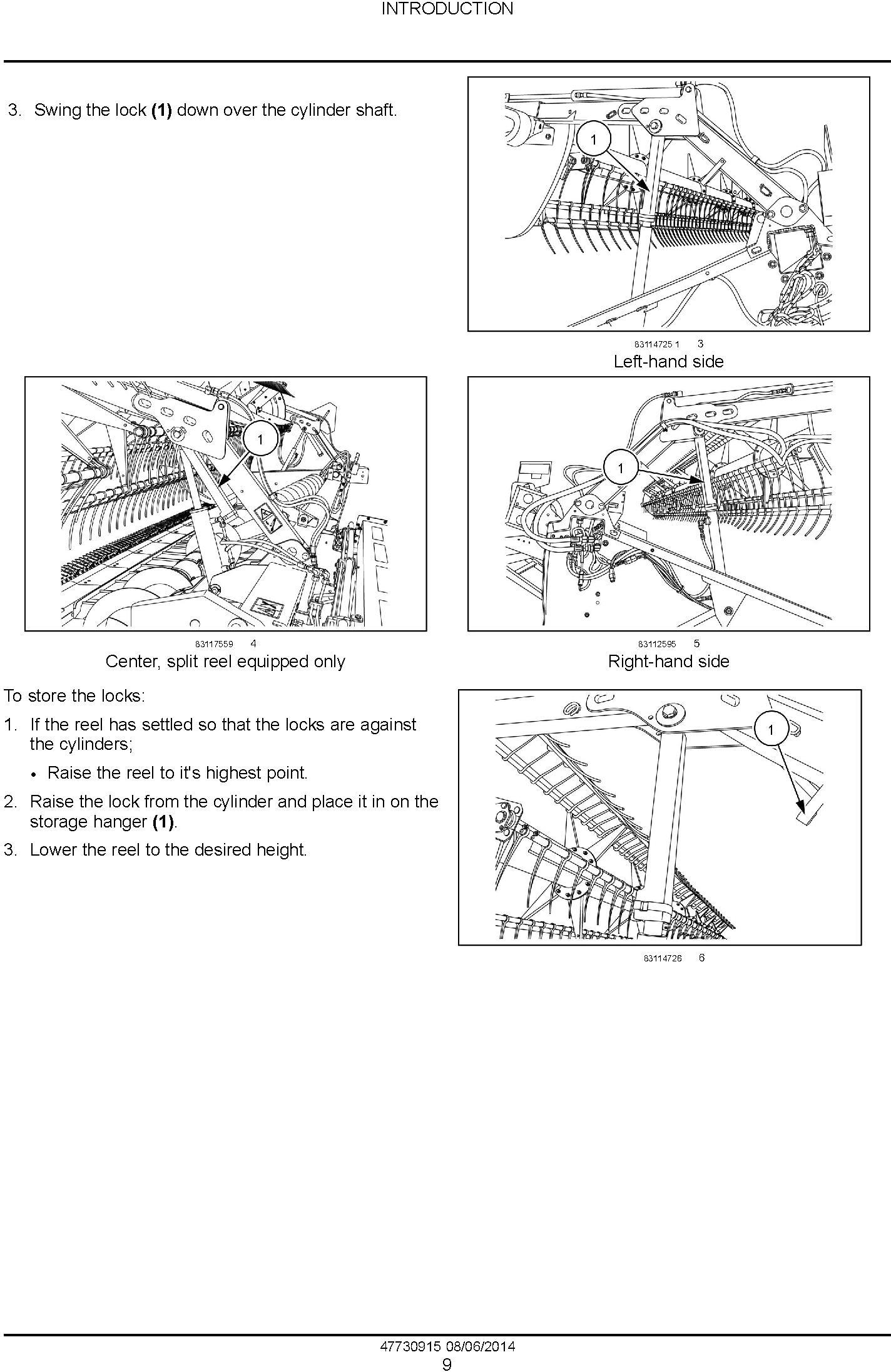 New Holland 840CD, 880CF Draper Header Service Manual - 1