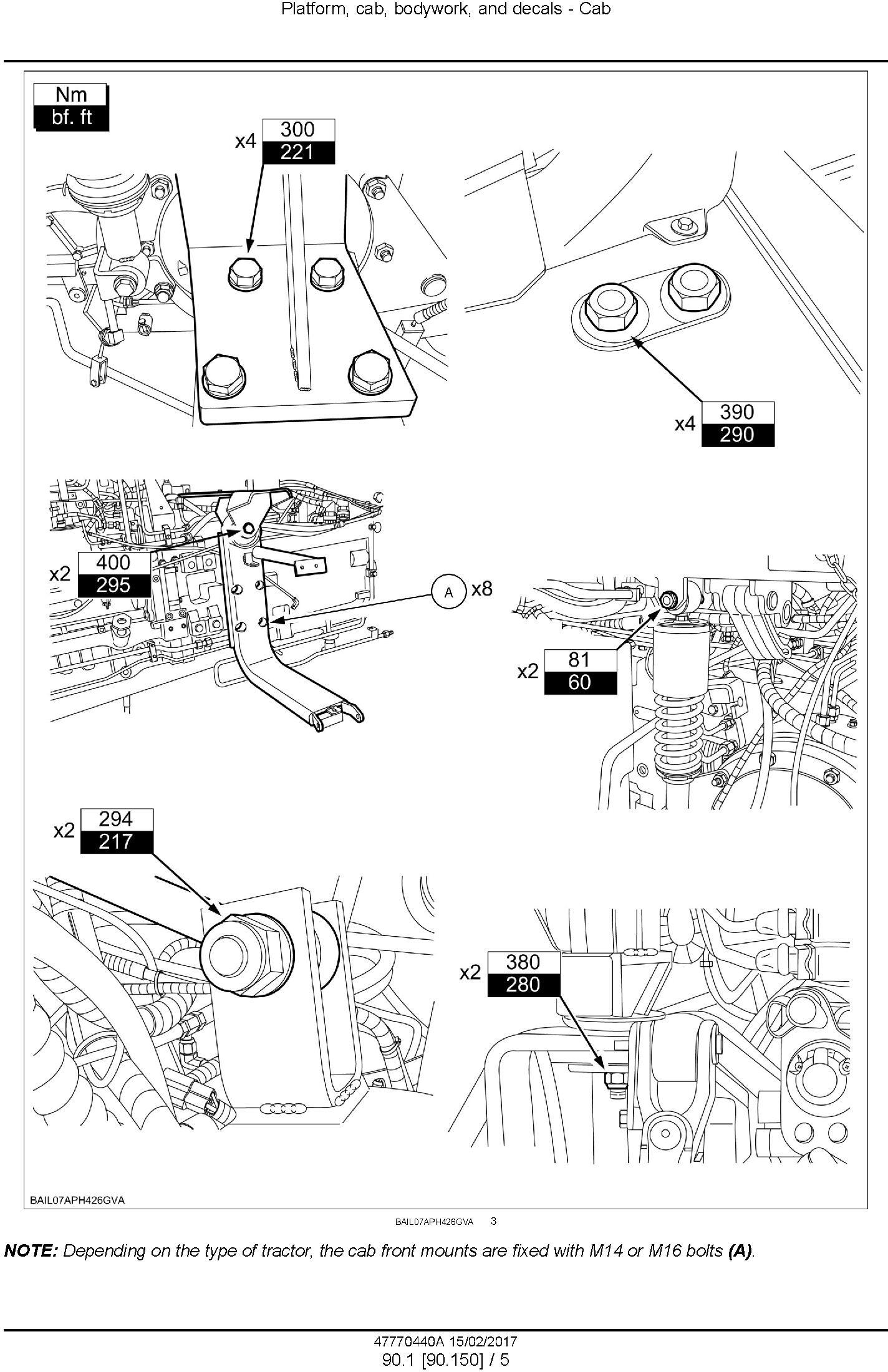 New Holland T7.240, T7.245, T7.260 Tractor Service Manual - 2