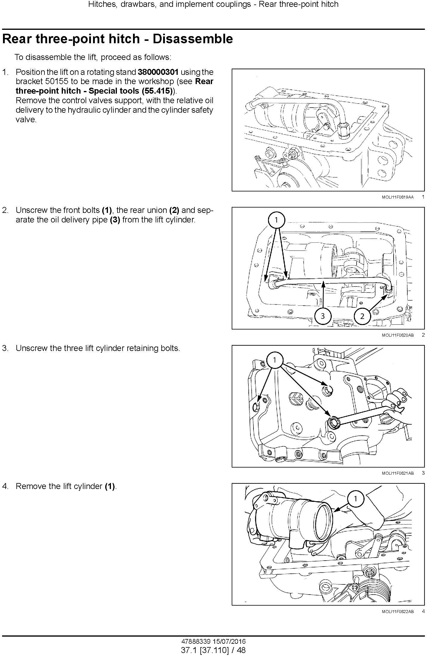 New Holland T4030F, T4040F, T4050F, T4060F Tractor Service Manual - 1
