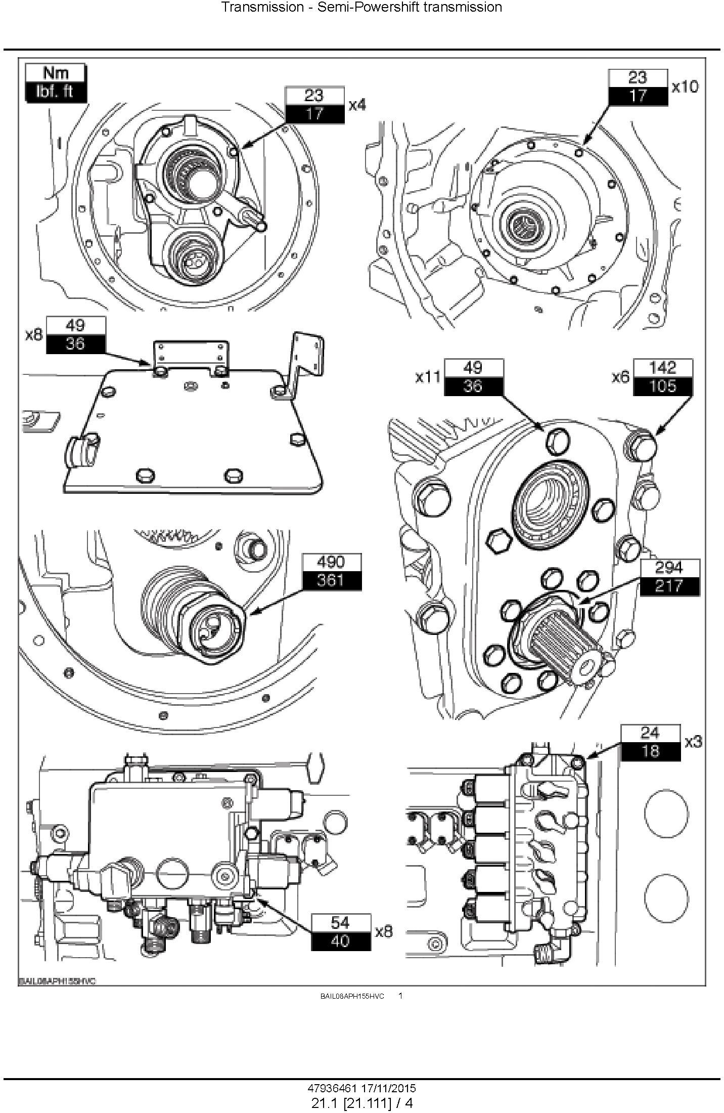 New Holland T7.175, T7.190, T7.210, T7.225 Auto Command Stage IV Tractors Service Manual (Europe) - 3