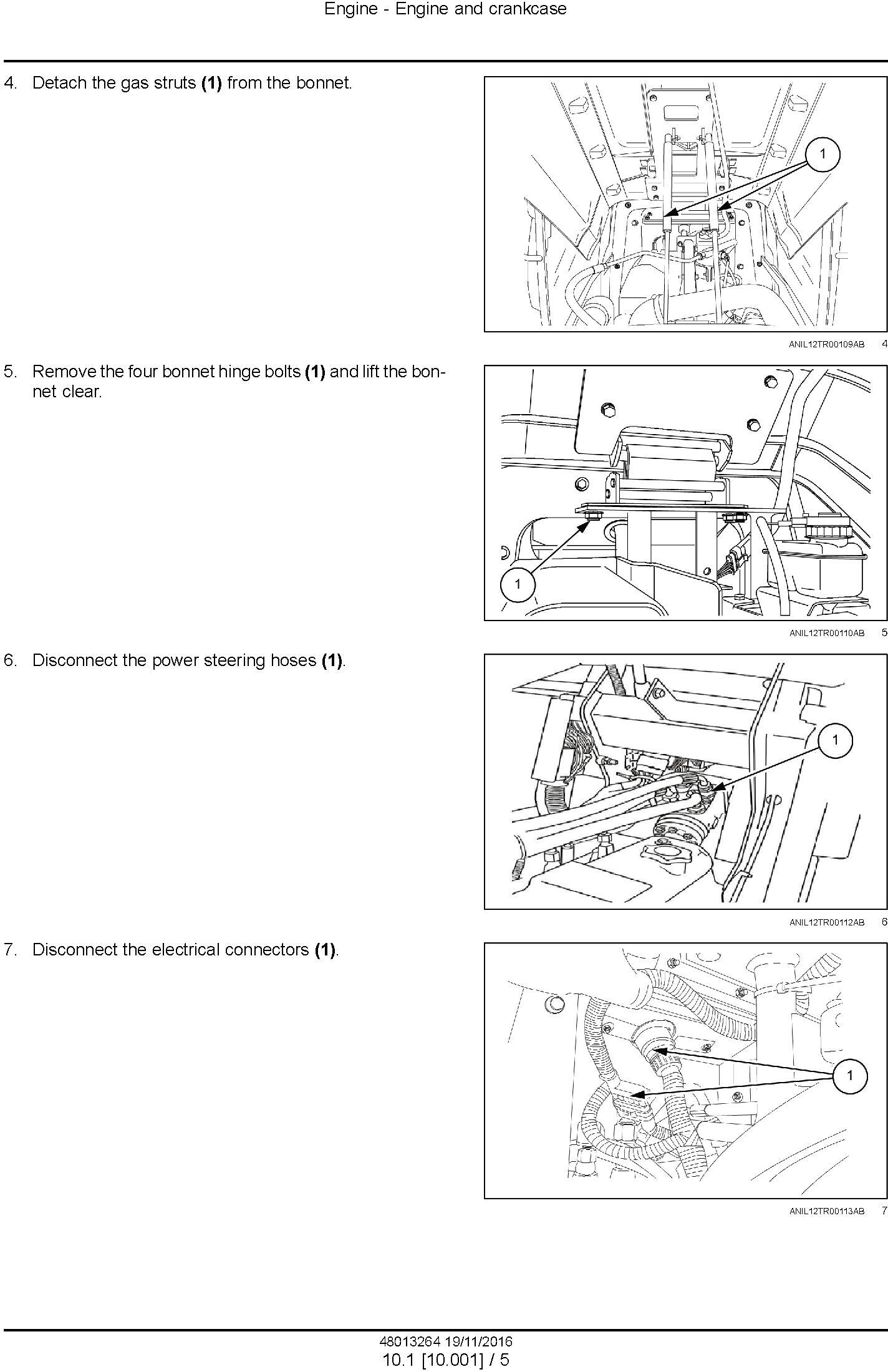 New Holland TD95D HC Tractor Service Manual - 1