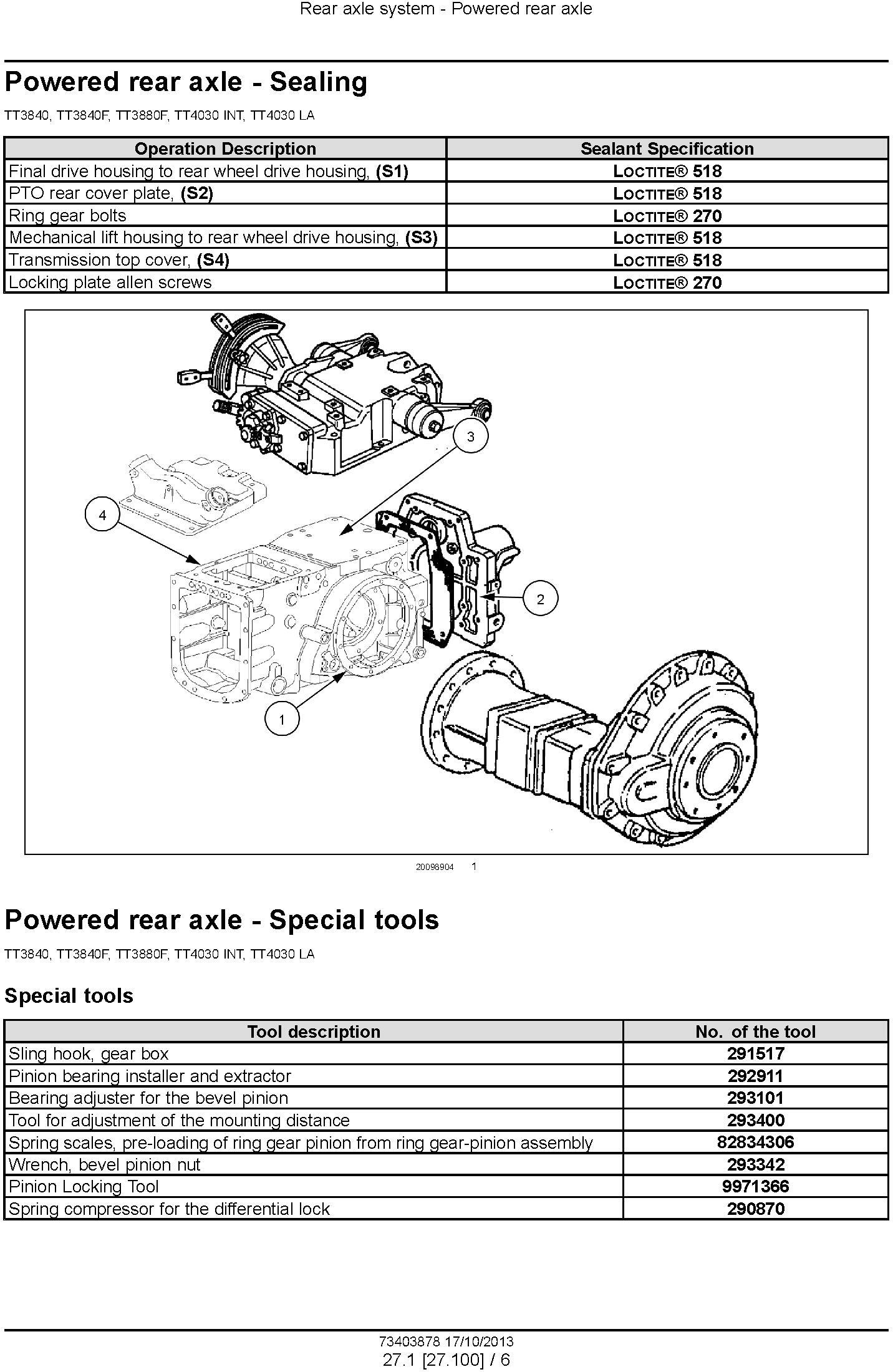 New Holland TT3840, TT3840F, TT3880F, TT4030 Tractors Service Manual - 3