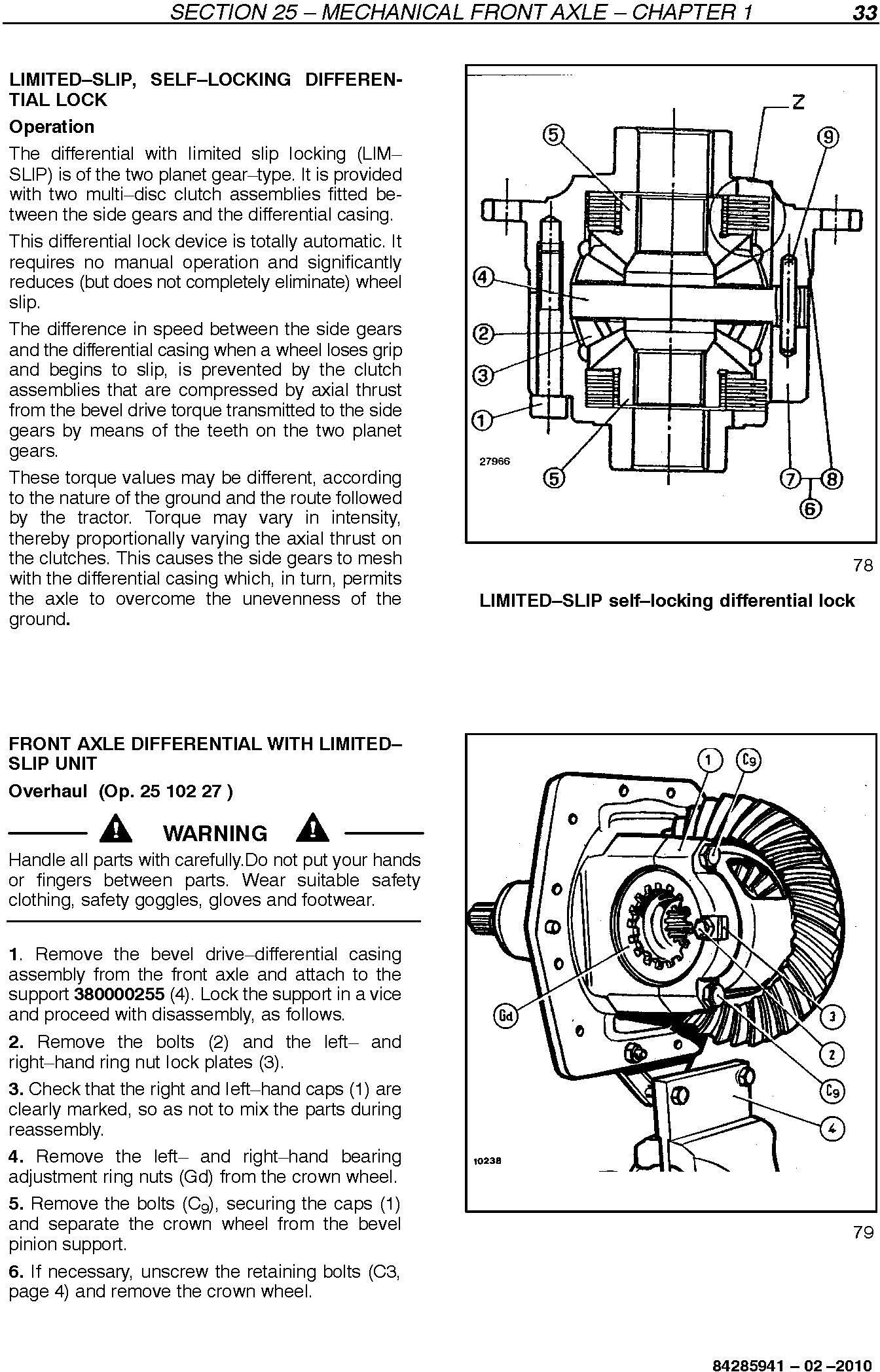 New Holland TD65F, TD75F, TD85F Tractors Service Manual - 3