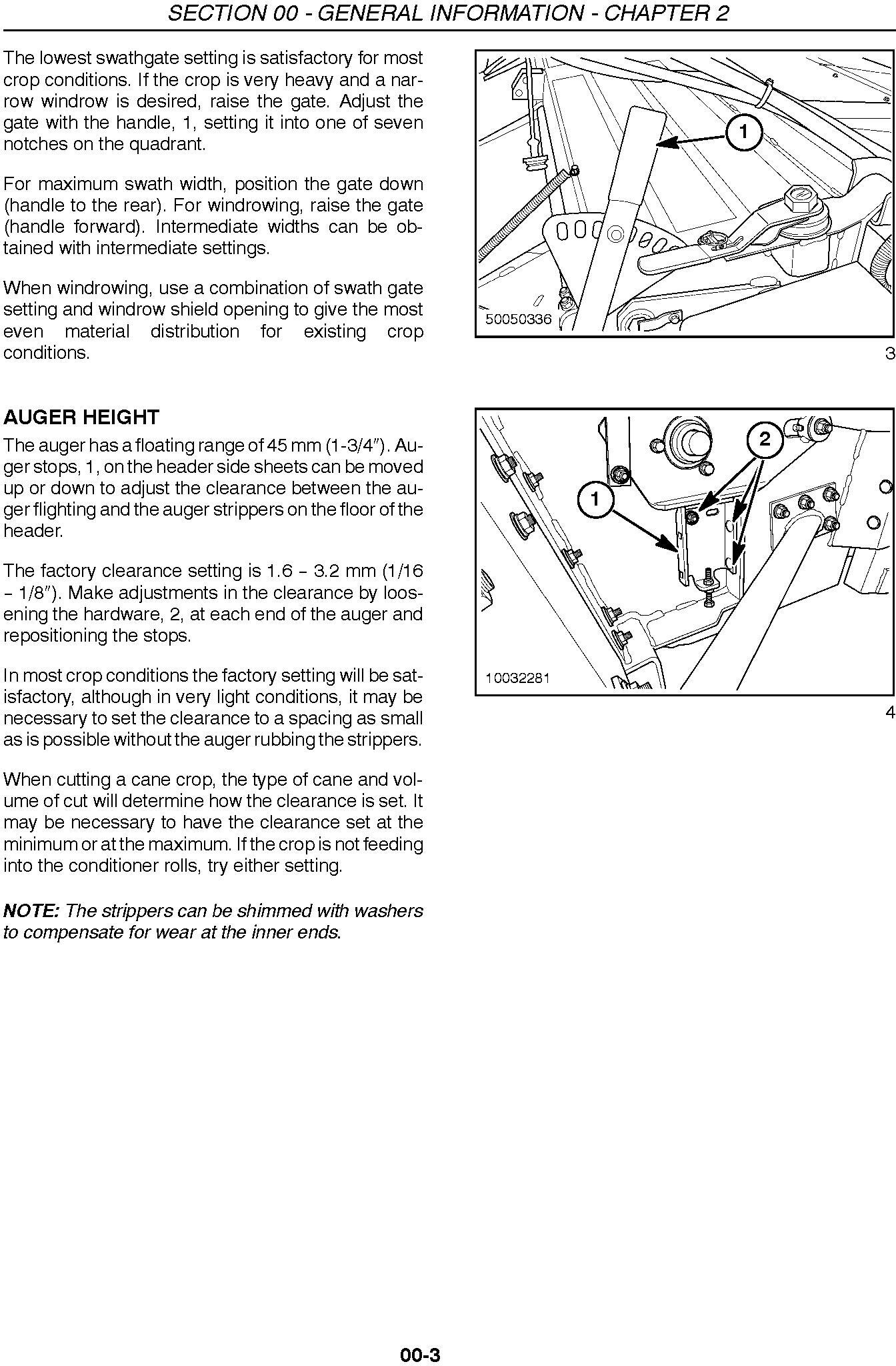 New Holland 2355 and 2358 Disc Auger Header Service Manual - 2
