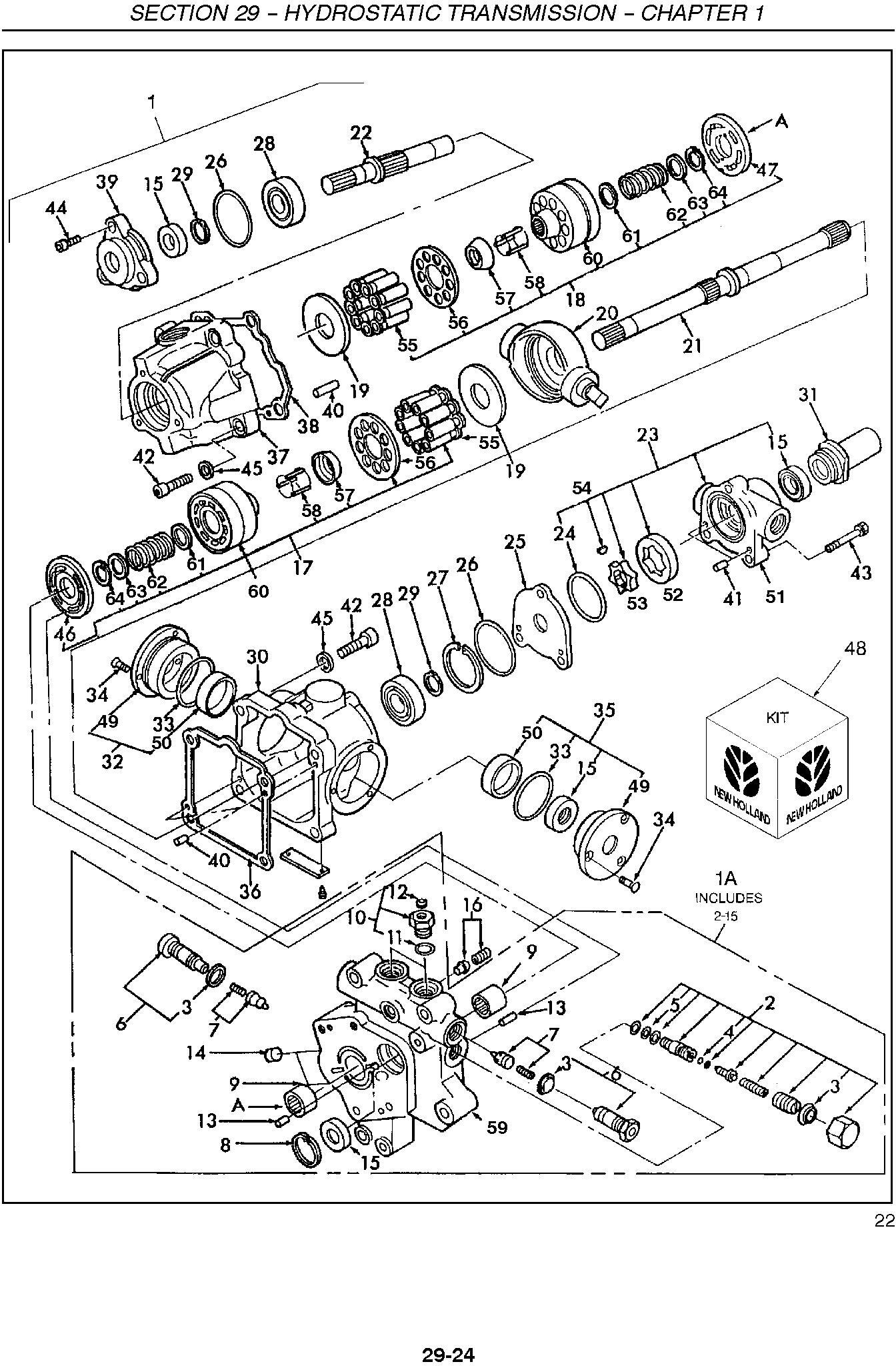 New Holland TC23DA, TC26DA Compact Tractors Complete Service Manual - 2