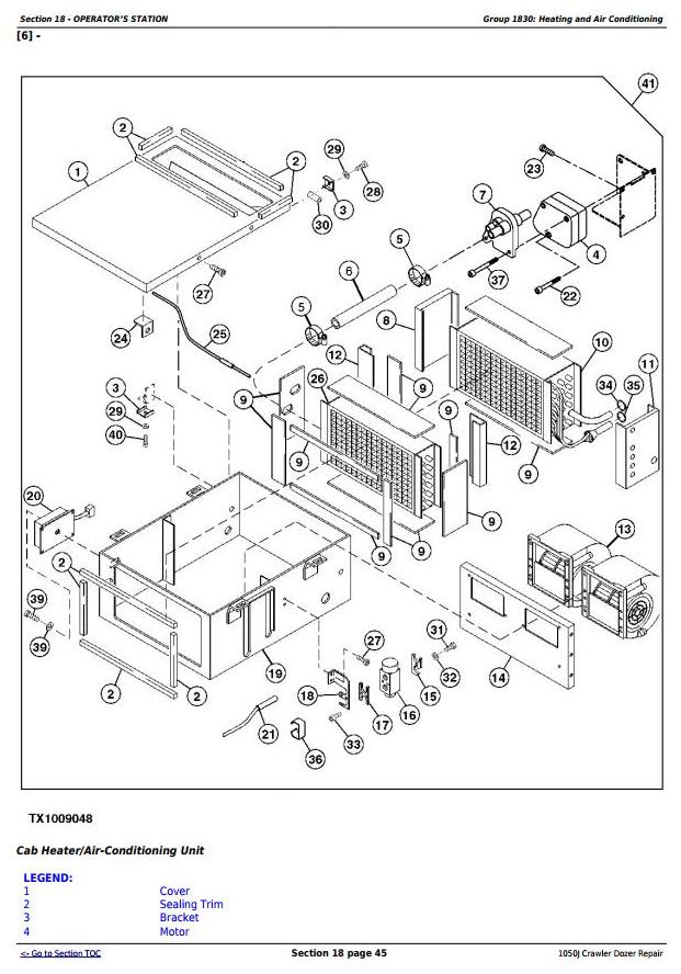 TM10114 - John Deere 1050J Crawler Dozer Service Repair Technical Manual - 2
