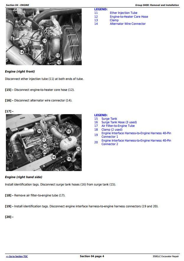 TM12179 - John Deere 350GLC Excavator Service Repair Technical Manual - 1