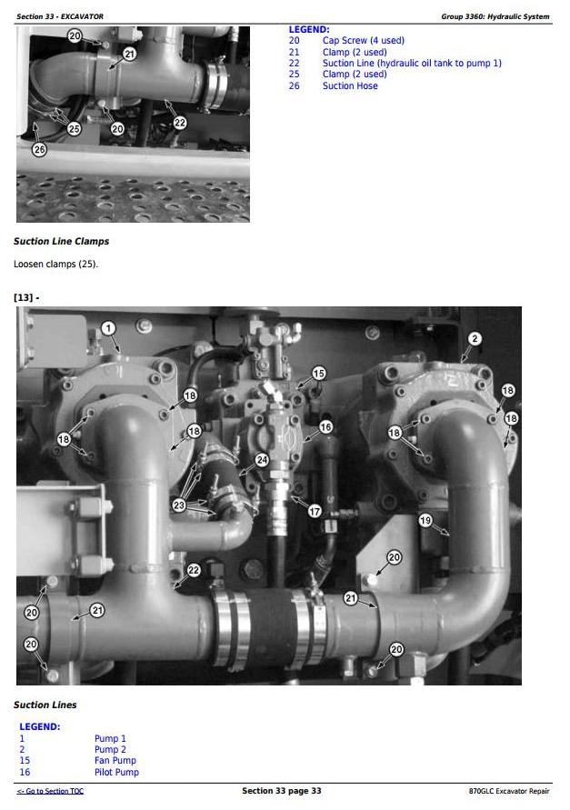 TM12182 - John Deere 870GLC Excavator with 6WG1XZSA-02 Engine Service Repair Technical Manual - 1