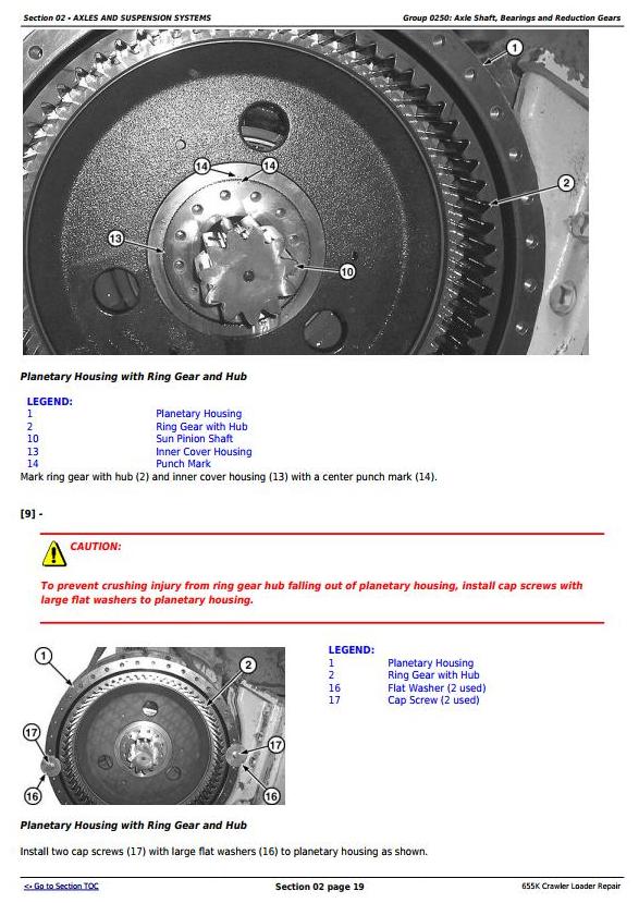 TM12721 - John Deere 655K Crawler Loader Service Repair Technical Manual - 1