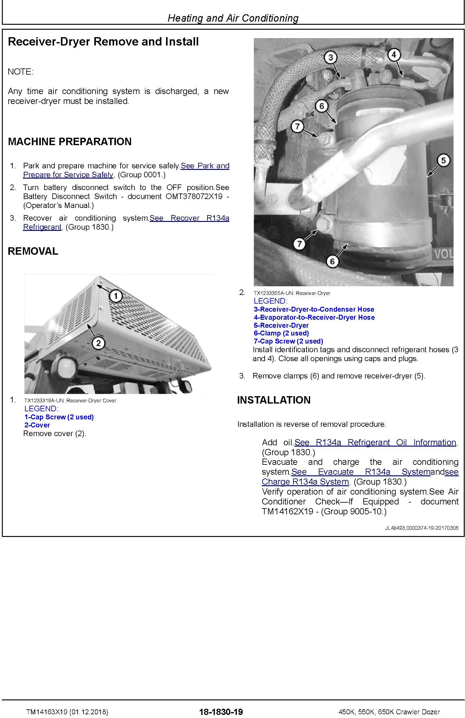 John Deere 450K, 550K, 650K (SN.F305399-) Crawler Dozer Repair Technical Service Manual (TM14163X19) - 3