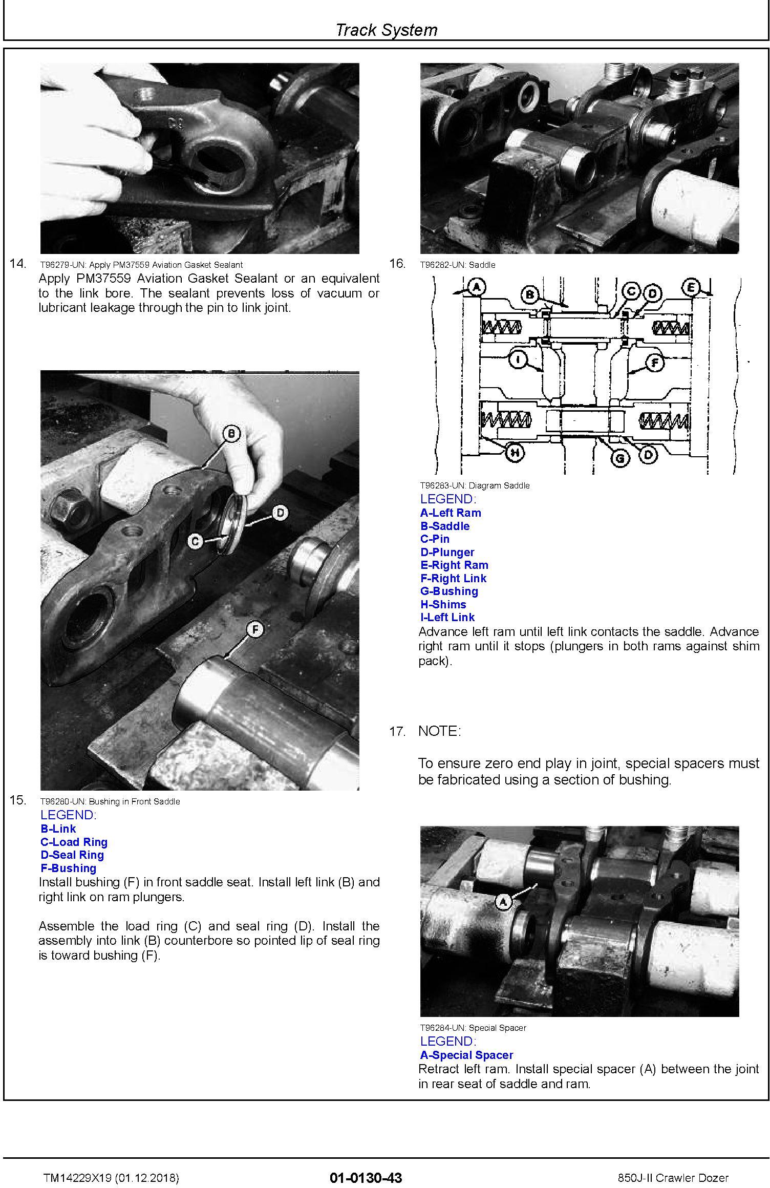 John Deere 850J-II (SN. C306799-354851) Crawler Dozer Repair Technical Service Manual (TM14229X19) - 1