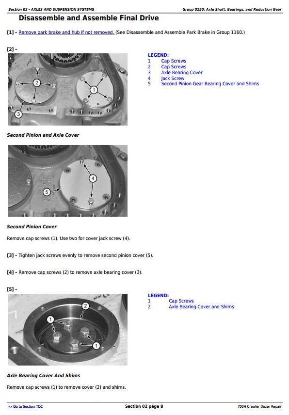 TM1859 - John Deere 700H Crawler Dozer Service Repair Technical Manual - 1