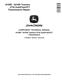 John Deere AutoPowr/IVT Transmissions for 6105R - 6210R Tractors (IT4) Component Technical Manual (CTM406019) 0