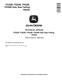John Deere FD22B, FR22B, FR24B and FS22B Disk Saw Felling Heads Technical Manual (TM10110) 0
