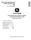 John Deere 315SJ (SN. before BE315SJ300868) Side Shift Backhoe Loaders Operation and Test Manual (TM10227) 0