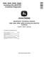 John Deere S560, S560i, S690 and S690i Combines Diagnostic Manual (TM102819) 0