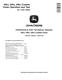 John Deere 450J, 550J and 650J Crawler Dozers (SN: 141667-159986) Operation and Test Manual (TM10292) 0