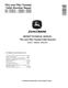 John Deere 753J and 759J Tracked Feller Bunchers (SN.-220452) Repair Manual (TM10511) 0