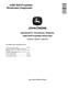 John Deere A400 Self-Propelled Windrowers Diagnostic Manual (TM106519) 0