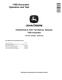 John Deere 135D Crawler Excavators Operation and Test Manual (TM10742) 0