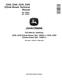 John Deere EZTrak Z225, Z245 (SN. from 100001) and Z235, Z255 (SN. from 130001) Mowers Technical Manual (TM112919) 0