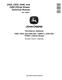 John Deere EZtrak Z425, Z445, Z465 (SN. from 100001) and Z435 (SN. from 170001) Zero-Turn Mowers Technical Manual (TM113019) 0