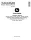 John Deere WG32A, WG36A, WG48A, WH36A, WH48A, WH52A, WH61A, WHP36A, WHP48A, WHP52A and WHP61A Commercial Walk-Behind Mowers Technical Manual (TM113919) 0