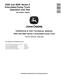 John Deere 350D and 400D Series II Articulated Dump Trucks (SN: 626763-642001) Operation and Test Manual (TM11518) 0
