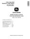 John Deere 315SJ (SN. from BE315SJ300869, T0315SJ178876) Side Shift Backhoe Loaders Repair Manual (TM11651) 0