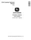 John Deere 3316 (C100) Combines Technical Manual (TM117019) 0