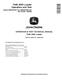 John Deere 724K (SN: 641523-658296) 4WD Loaders w. Engine 6090HDW03 (T3), 6090HDW09 (S2) Operation and Test Manual (TM12110) 0