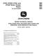 John Deere 670G, 670GP, 672G and 672GP Motor Graders (SN: 634754-656507) with S2/S3A Engines Repair Manual (TM12138) 0