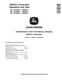 John Deere 250GLC Crawler Excavators (SN. from 608001) Operation and Test Manual (TM12171) 0