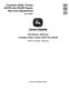 John Deere 2027R and 2032R Compact Utility Tractors (SN. from 010001) Operation, Tests and Repair Technical Manual (TM127119) 0