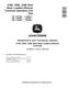 John Deere 318E, 320E and 324E Skid Steer Loaders with Manual Controls (SN. from J249291) Operation and Test Manual (TM13006X19) 0