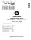 John Deere 770G, 770GP, 772G and 772GP Motor Graders (SN: C656729-678817, D656729-678817) Repair Manual (TM13069X19) 0
