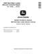 John Deere 326E Skid Steer Loaders with Manual Controls (SN. from J247388) Repair Manual (TM13091X19) 0