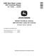 John Deere 326E Skid Steer Loaders with EH Controls (SN. from G254998) Repair Manual (TM13093X19) 0