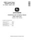 John Deere 1050K (SN: F268234-318801) Crawler Dozers Operation and Test Manual (TM13096X19) 0