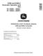 John Deere E360 and E360LC Crawler Excavators (SN. from C600002, D600069) Operation and Test Manual (TM13104X19) 0