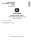 John Deere 350D and 400D Tier 3 Articulated Dump Trucks (SN: 608490-626762) Repair Manual (TM1317) 0