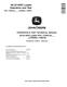 John Deere WL53 (SN: D100008-100079) 4WD Loaders Operation and Test Manual (TM13255X19) 0