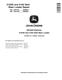John Deere 312GR and 314G Skid Steer Loaders (SN. from J288093) Repair Manual (TM13851X19) 0