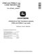 John Deere 3756G and 3756GLC Log Loaders (SN. from D376001) Operation and Test Manual (TM14019X19) 0