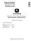 John Deere 3754G and 3754GLC Forestry Excavators (SN. from F371001) Operation and Test Manual (TM14021X19) 0