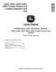 John Deere 450G, 550G, 650G Crawler Dozers, 455G and 555G Crawler Loaders Operation and Test Manual (TM1403) 0