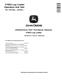 John Deere 3156G (SN. from D316001) Log Loaders Operation and Test Manual (TM14031X19) 0