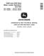 John Deere 330G and 332G Skid Steer Loaders (SN: E314413-387237) Operation and Test Manual (TM14065X19) 0